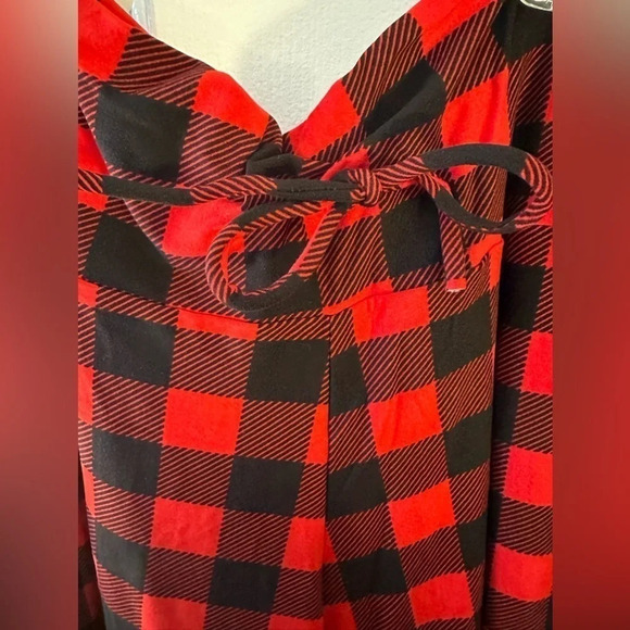 New! Soft Pajama Lounge Pants Red and Black Buffalo Plaid Size Extra Lar… - Picture 3 of 5